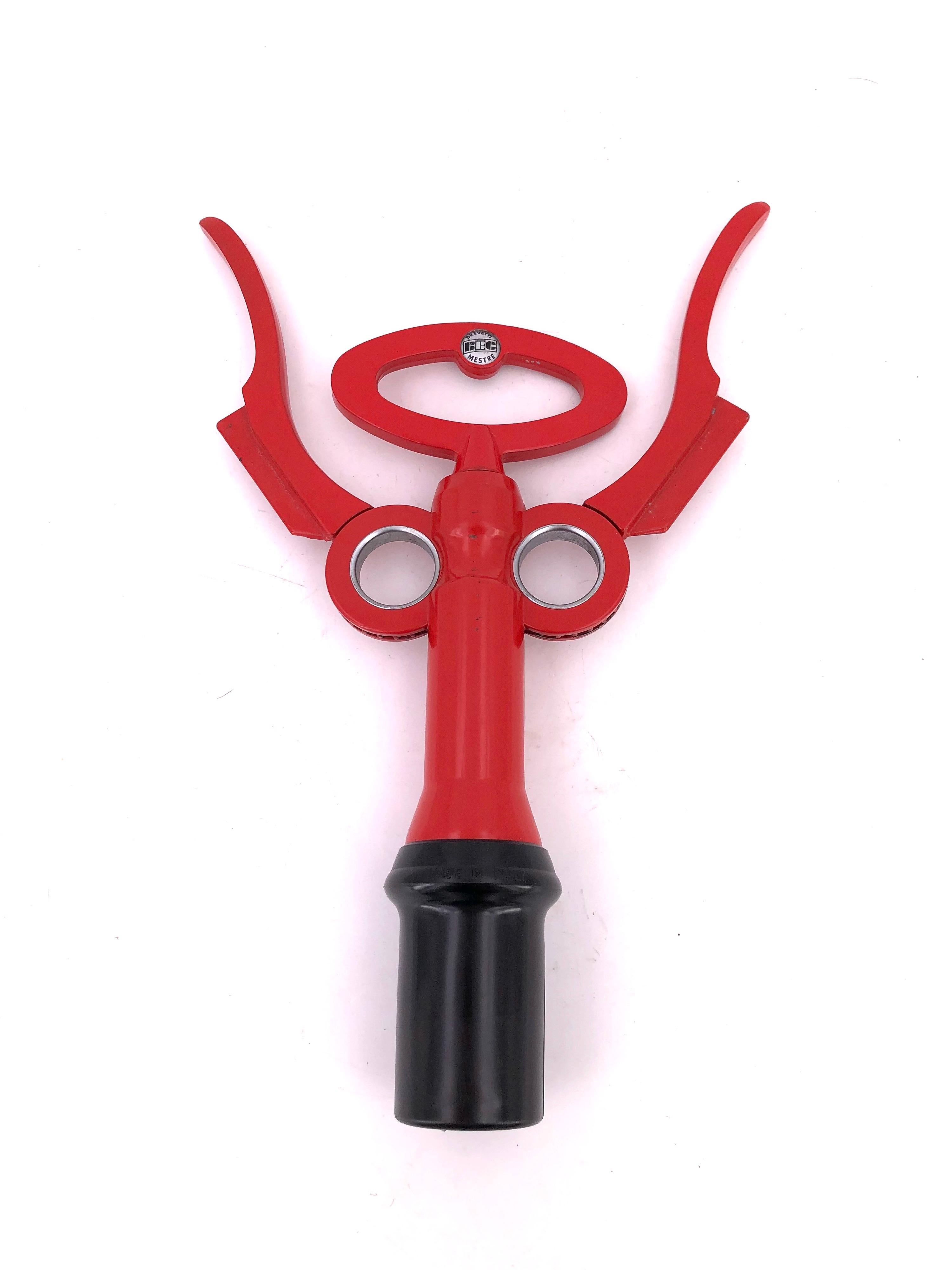 Post-Modern Brevetti Mestre Italian Giant Double Leveler Corkscrew