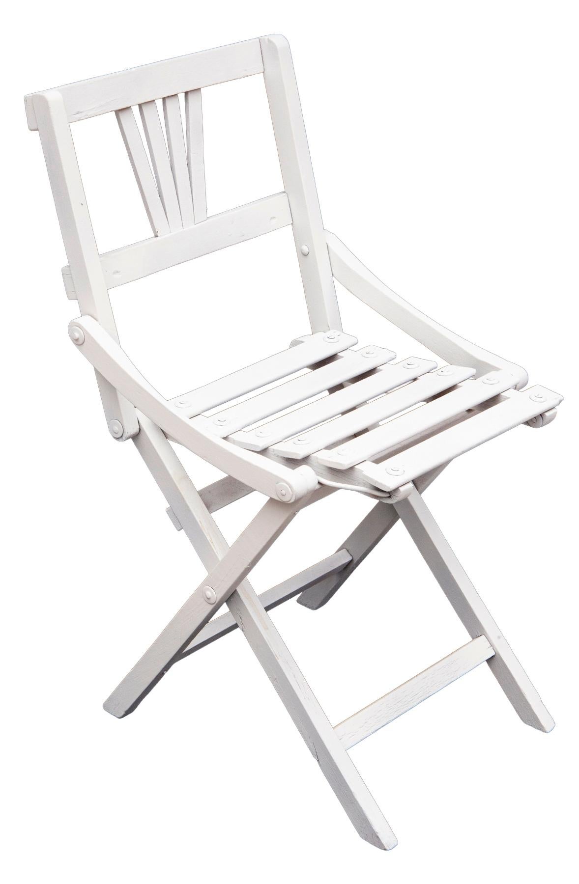 Brevetti Reguitti Klappbarer Kinderstuhl (Handbemalt) im Angebot