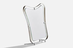 Brevetto A.L.A., Table Mirror, Metal, Italy, 1940s