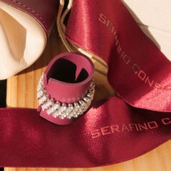 Brevetto Brilliant Ring becomes a Bracelet Serafino Consuli 18 kt 4.72 ct TW VS