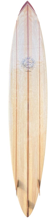 Brewer balsawood surfboard shaped by Dick Brewer