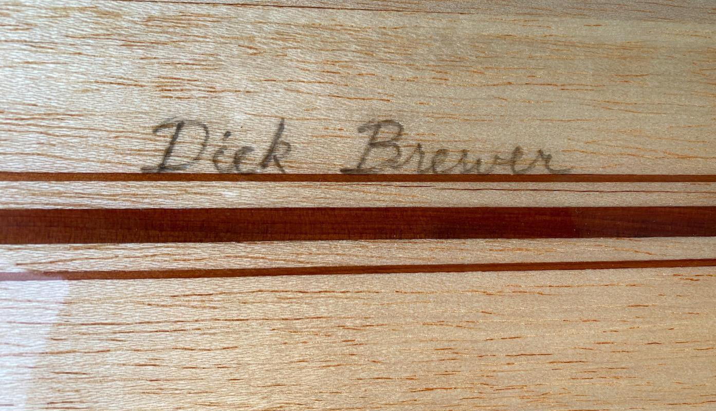 Brewer balsawood surfboard shaped by Dick Brewer 1
