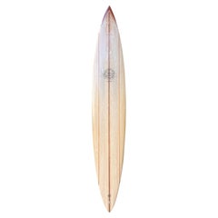 Brewer balsawood surfboard shaped by Dick Brewer