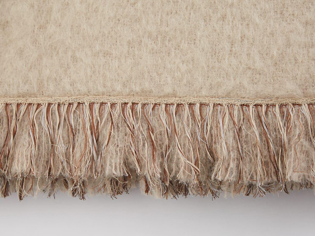 beige throw blankets