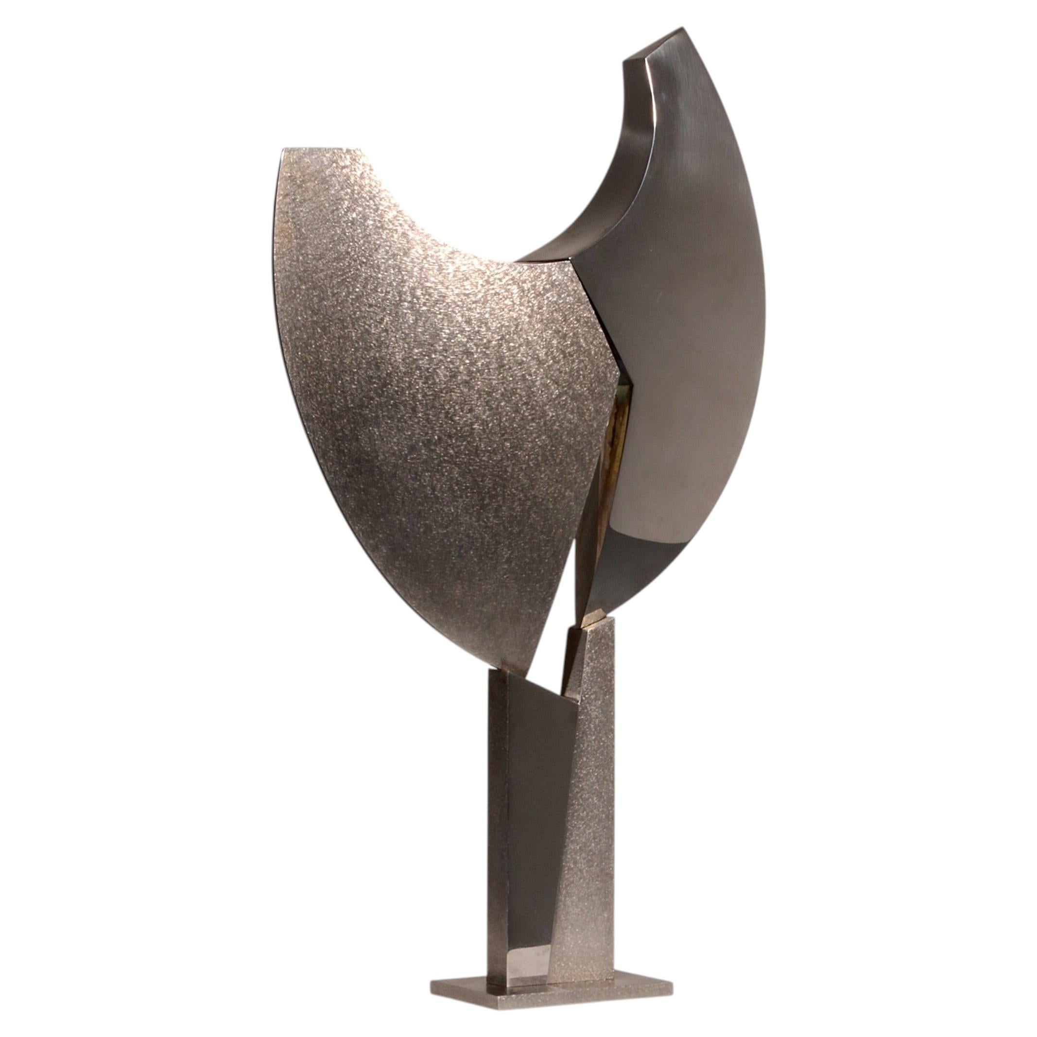Børge Jørgensen Sculpture made of polished steel 1984 1/1