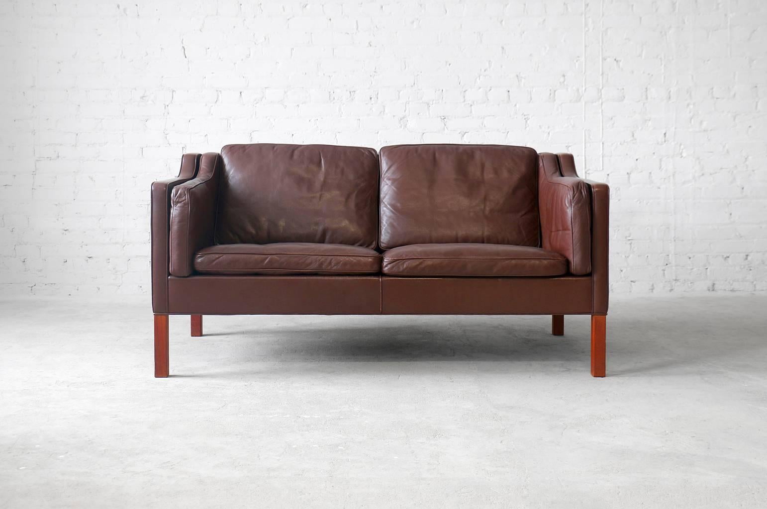 A Classic Danish sofa designed by Børge Mogensen for Fredericia. Solid legs and solid wood frame set this design apart. Only the best materials are used in the production of this design. Unmatched quality!

- Model #2212 designed in 1963
- Solid