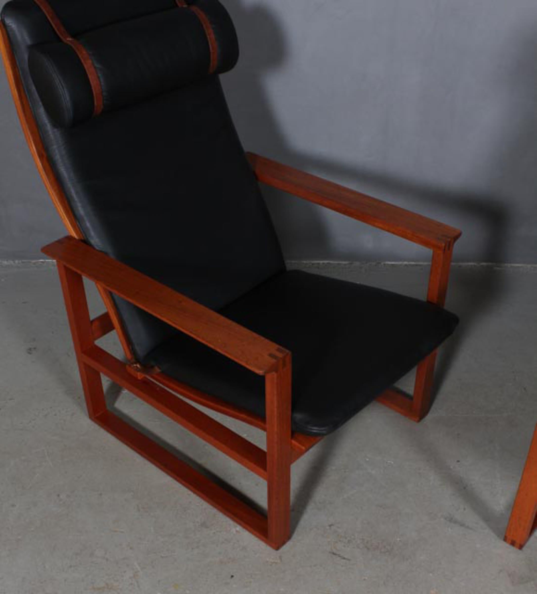 Mid-20th Century Børge Mogensen 2254 Mahogany Sled Chair, 1956, Denmark