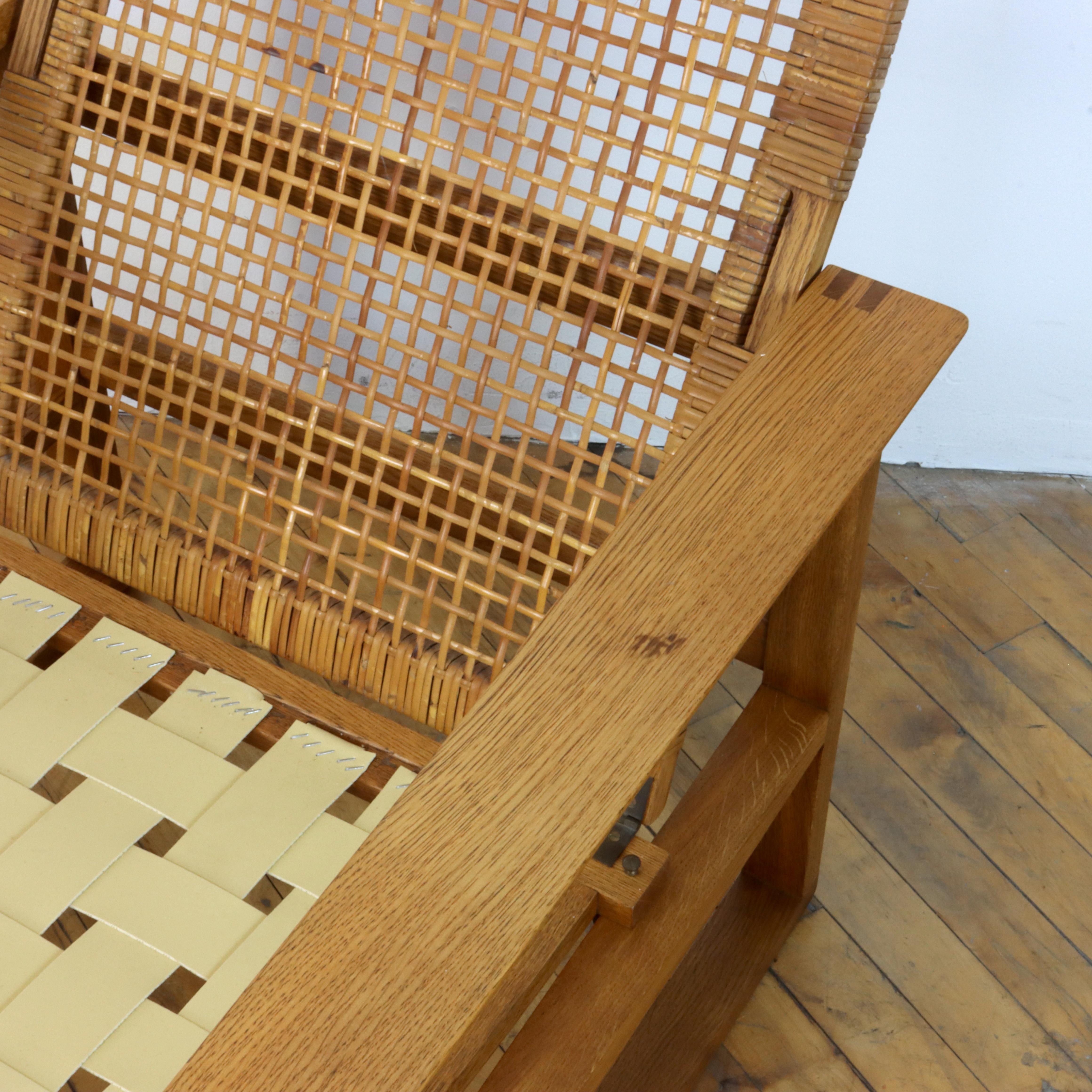 Børge Mogensen 2254 Oak Lounge Chair and Ottoman 4