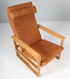 Børge Mogensen 2254 Oak Sled Chair, 1956, Denmark