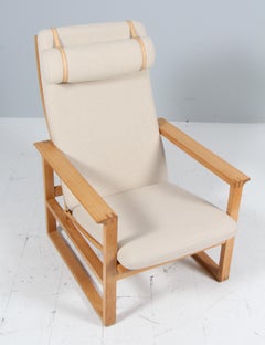Børge Mogensen 2254 Oak Sled Chair, 1956, Denmark