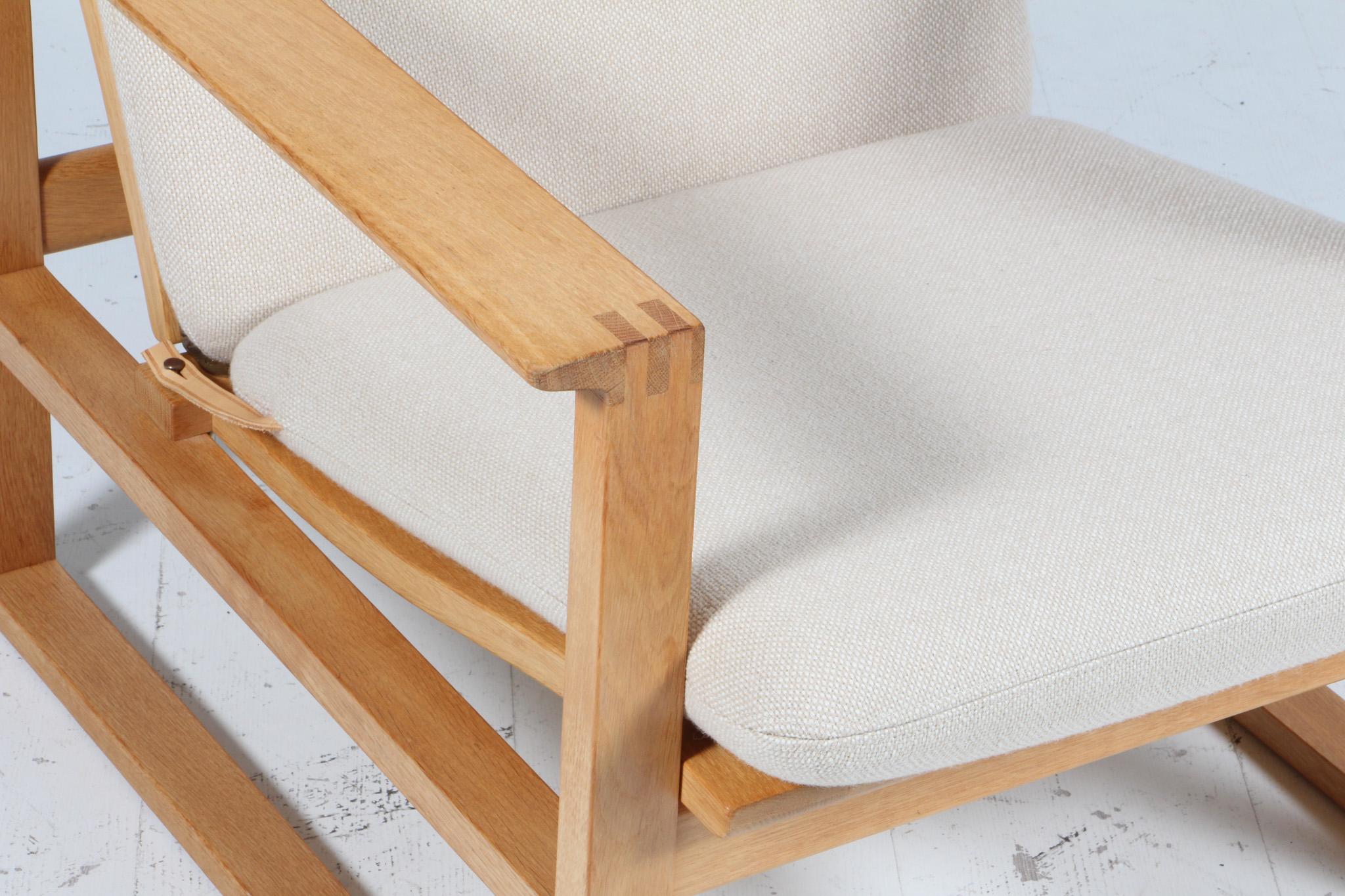 Danese Sedia a slitta Børge Mogensen 2254 Oak, 1956, Danimarca in vendita