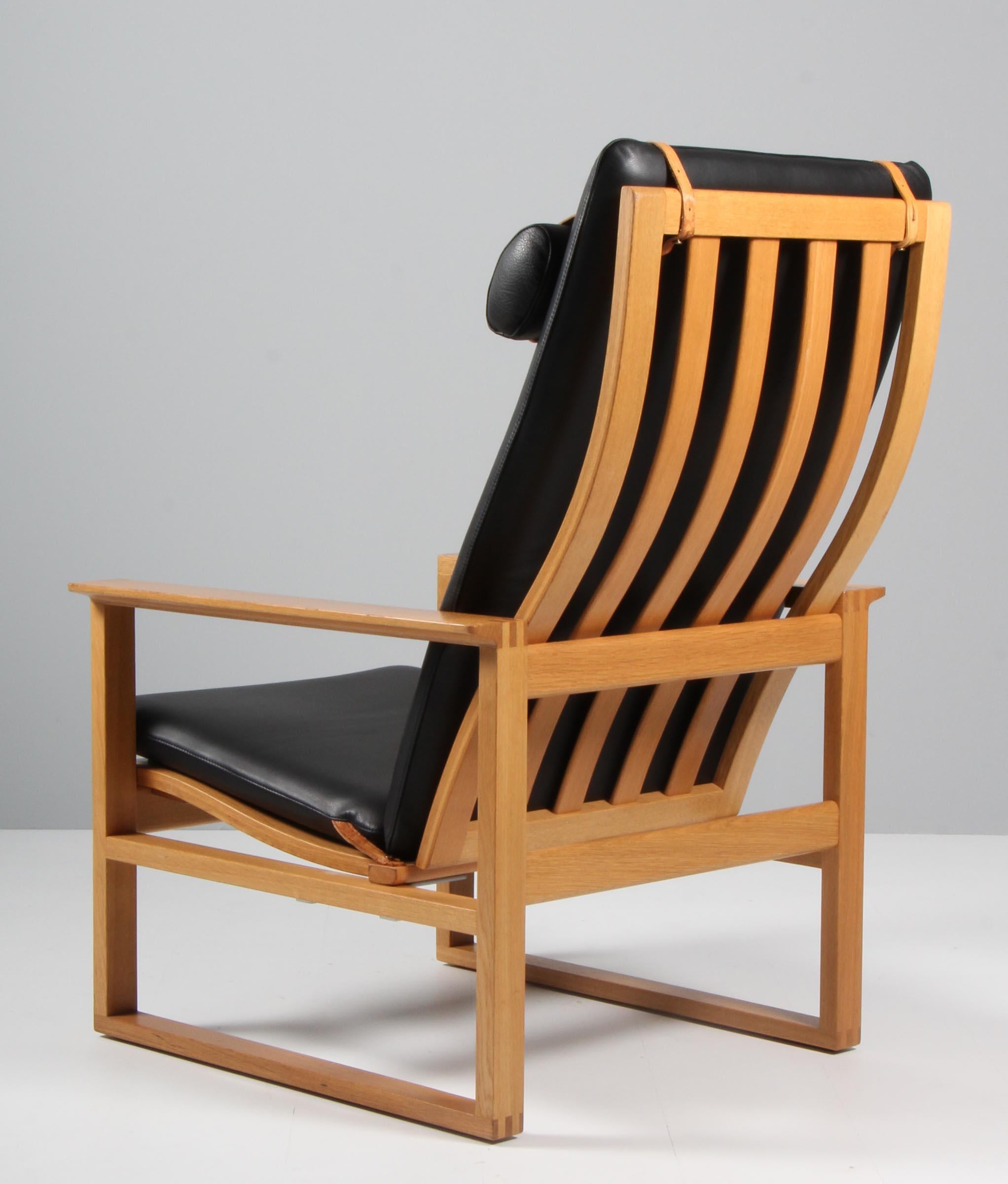 Børge Mogensen 2254 Oak Sled Chair, 1956, Denmark 2