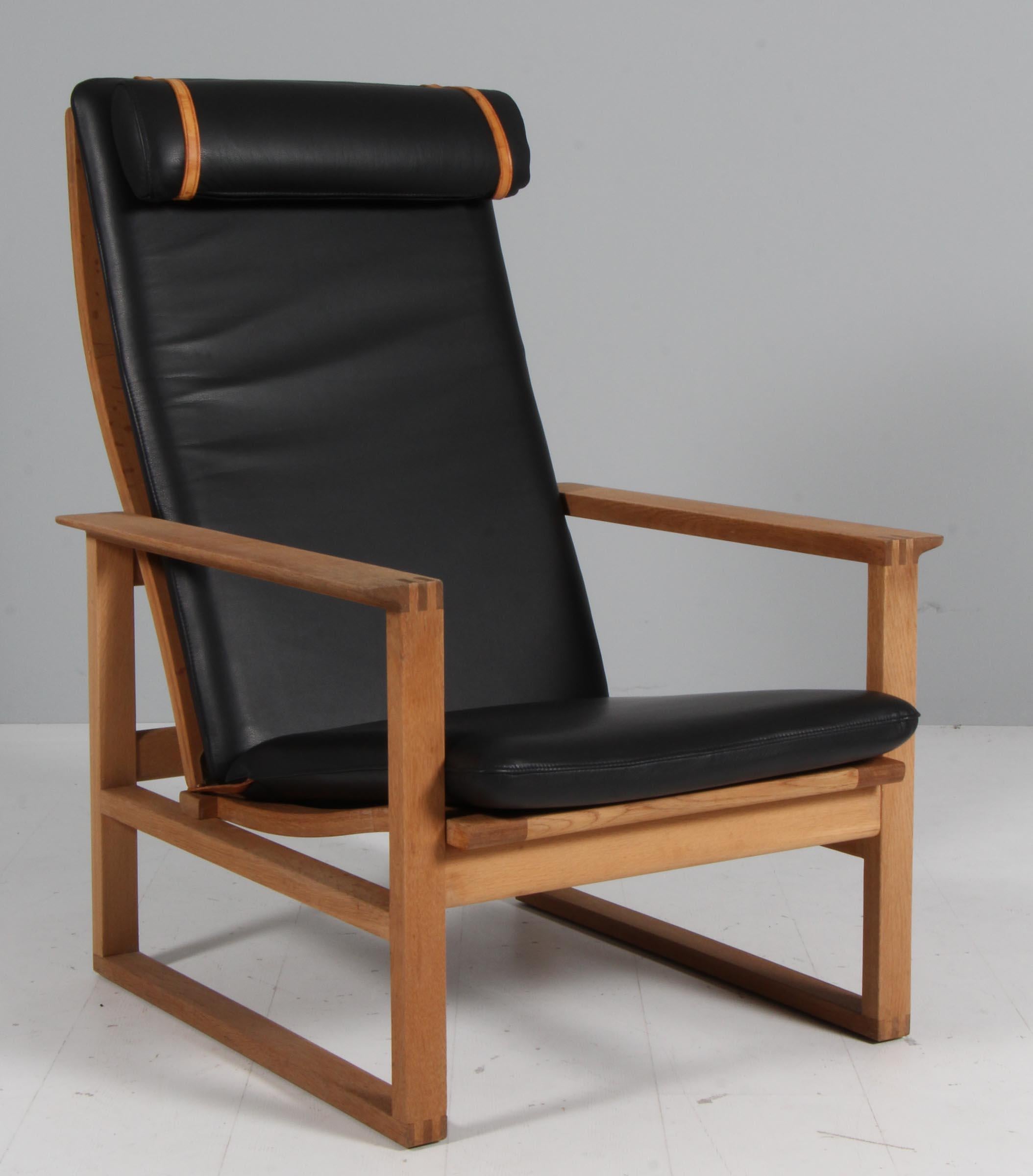 Børge Mogensen 2254 Oak Sled Chair, 1956, Denmark