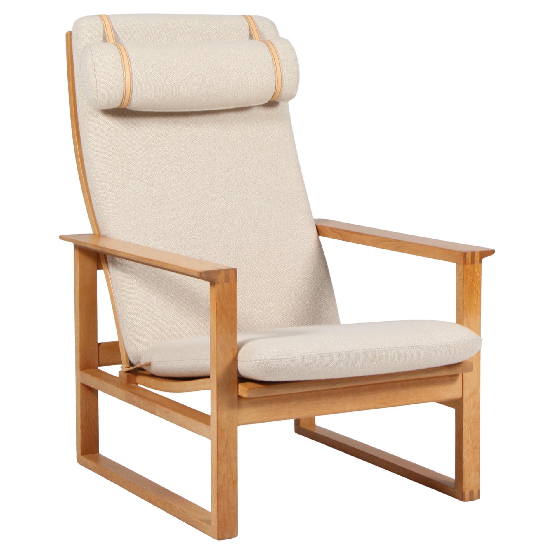 Børge Mogensen 2254 Oak Sled Chair, 1956, Denmark