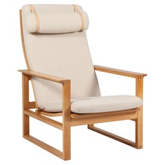 Børge Mogensen 2254 Oak Sled Chair, 1956, Dänemark