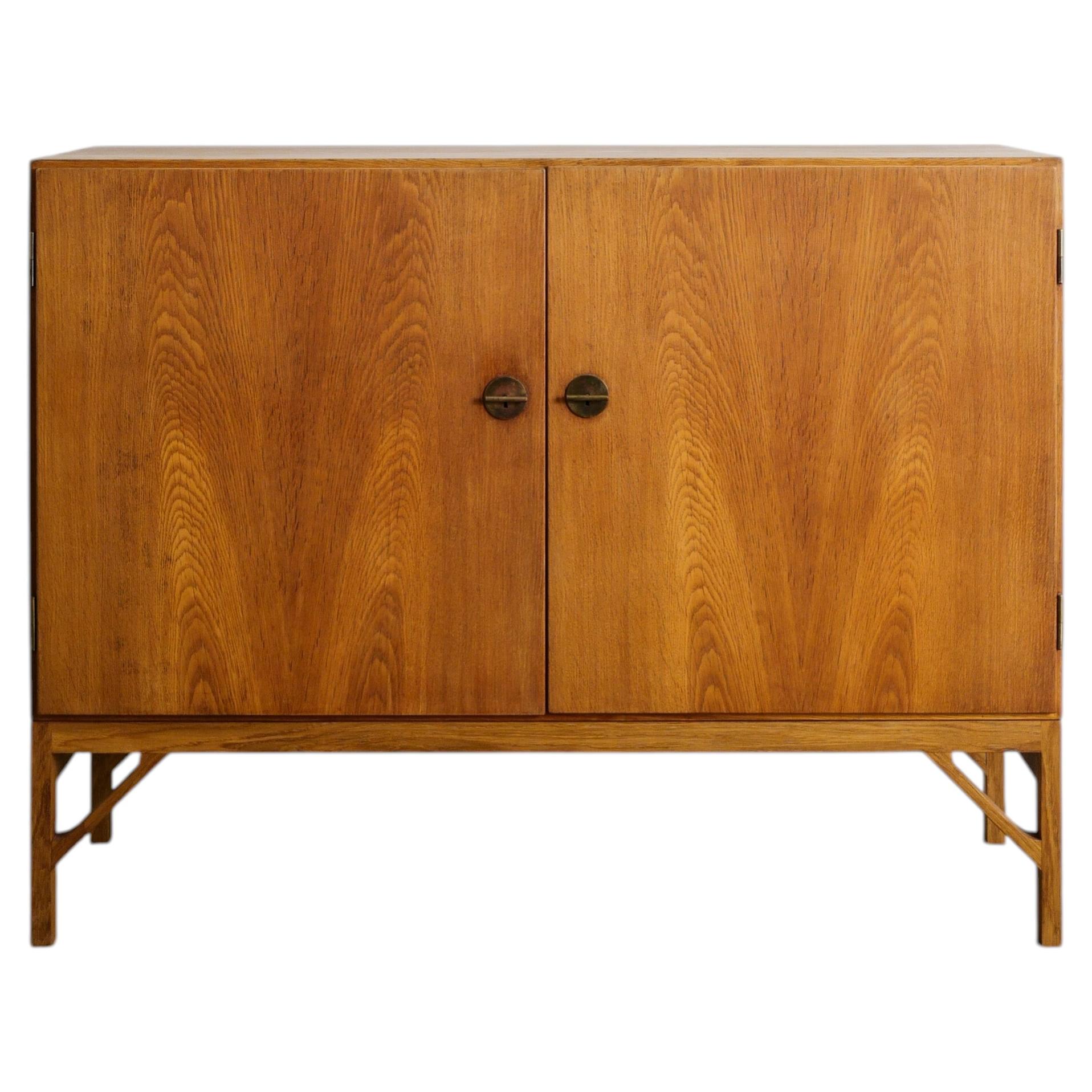 Børge Mogensen 232 Wooden Sideboard Cabinet in Oak by FBD Møbler Denmark, 1960s