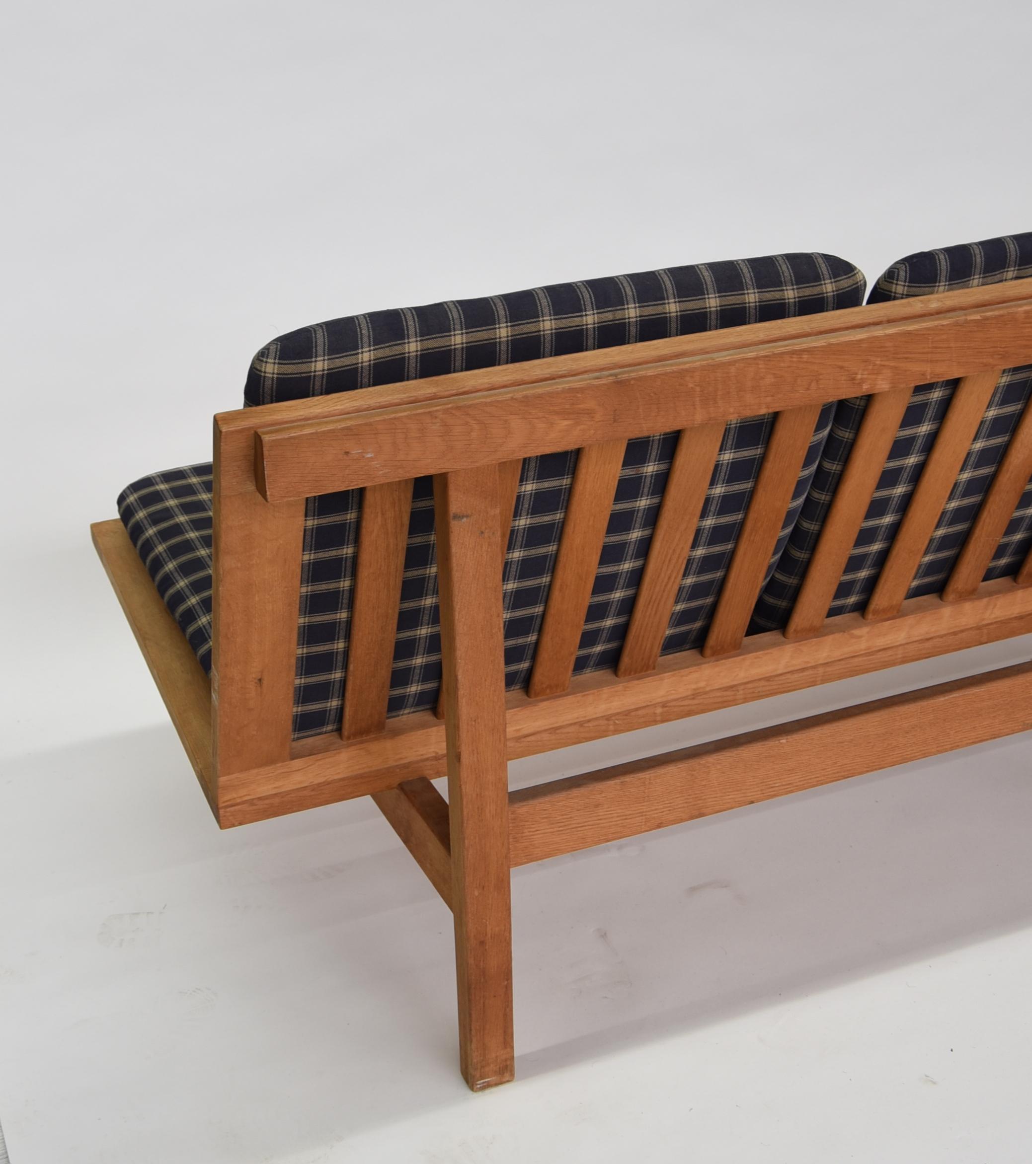 Børge Mogensen 4-Persons, Sofa, Modell BM 2219, Couchbank BM2219, Midcentury 1