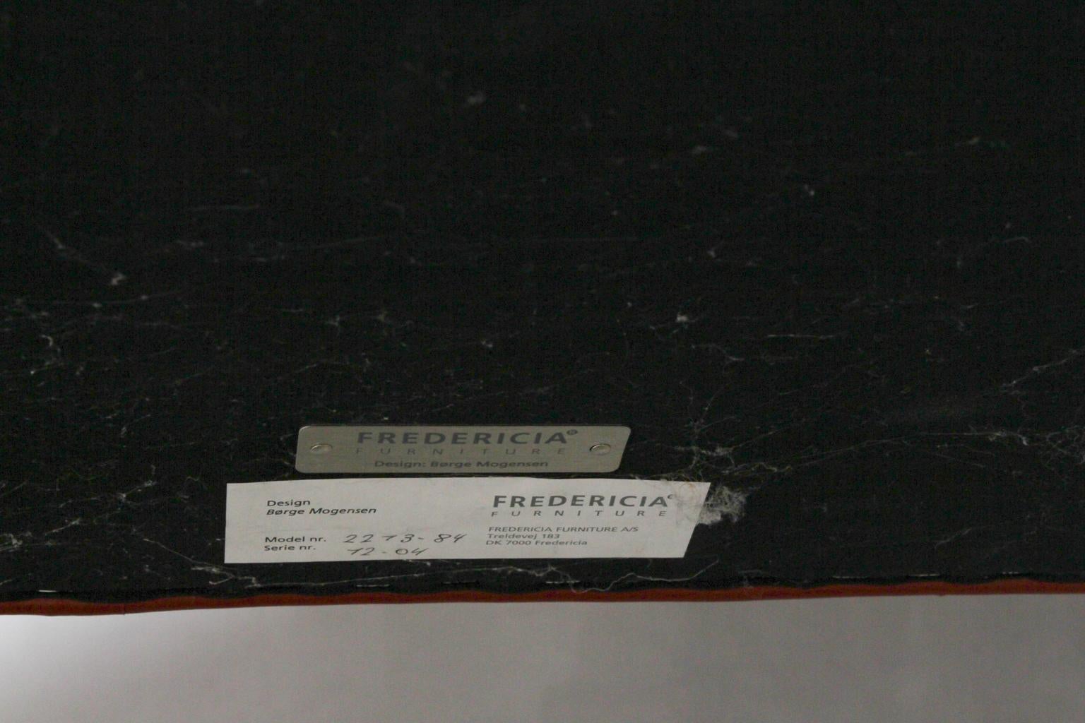 Børge Mogensen a Living Room, Model 2212 + 2213 + 2204, Original Leather 2