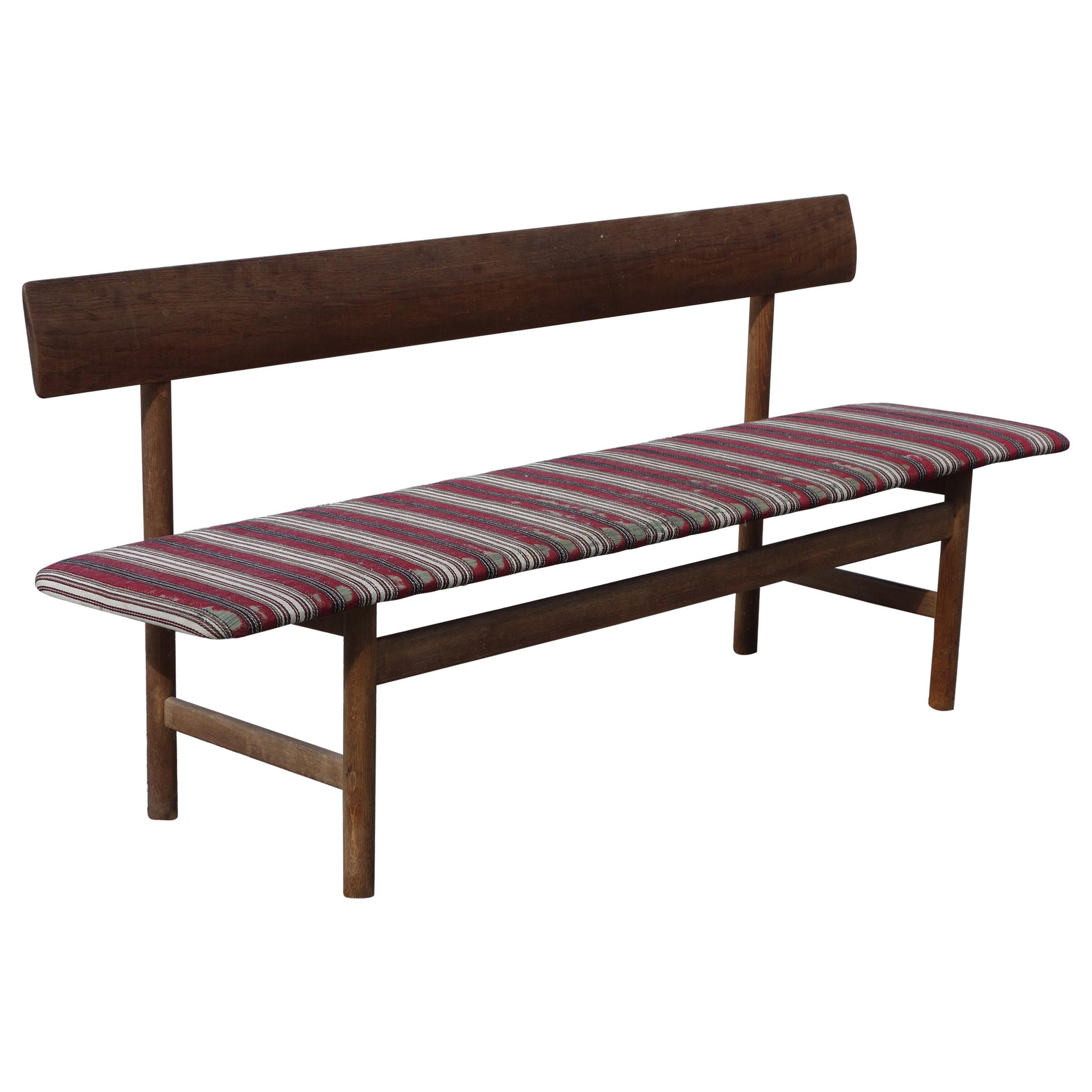 Børge Mogensen an Early Oak Bench from Fredericia Furniture, 1956