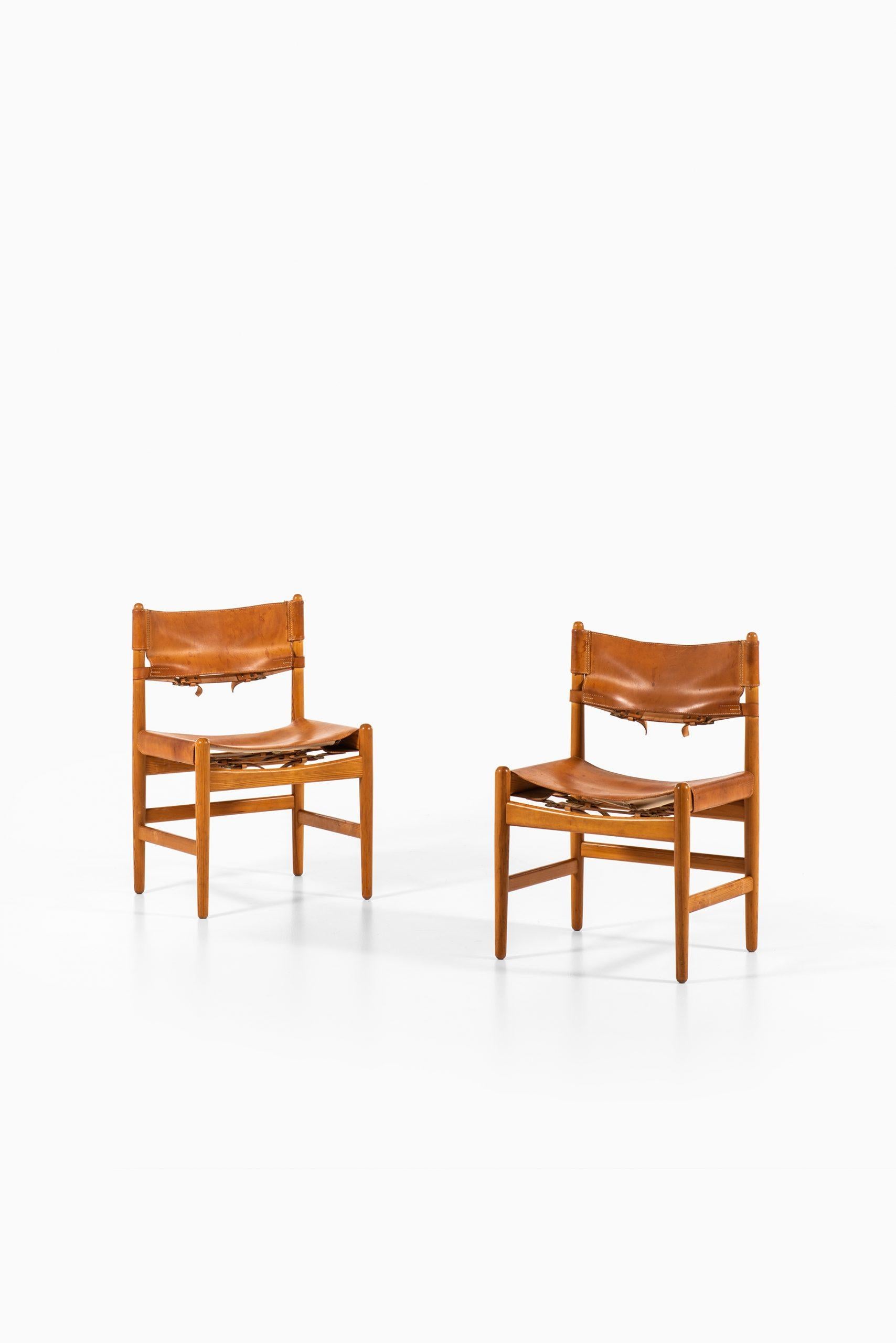 Børge Mogensen Armchairs / Chairs Produced by Svensk Fur in Sweden For Sale 5