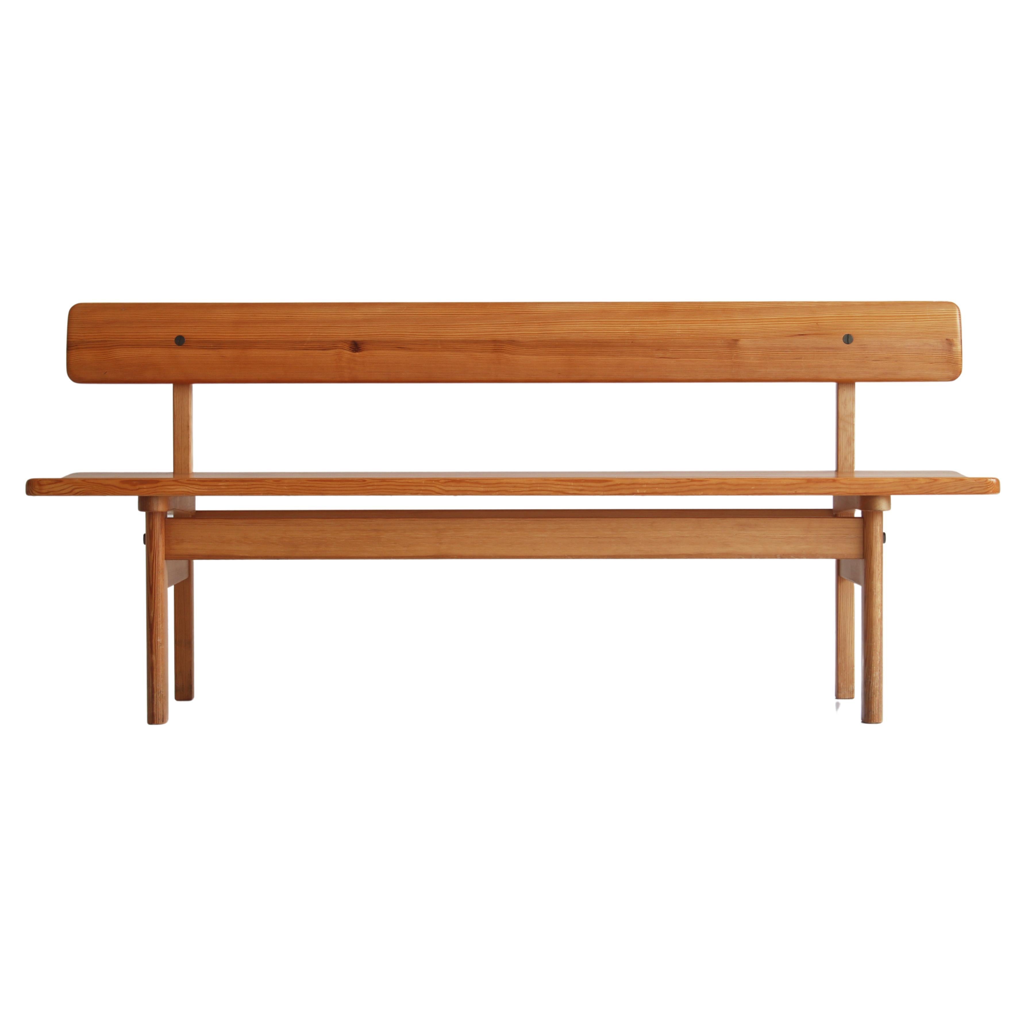 Børge Mogensen "Asserbo" Bench in Pitch Pine by Karl Andersson & Sons, 1961