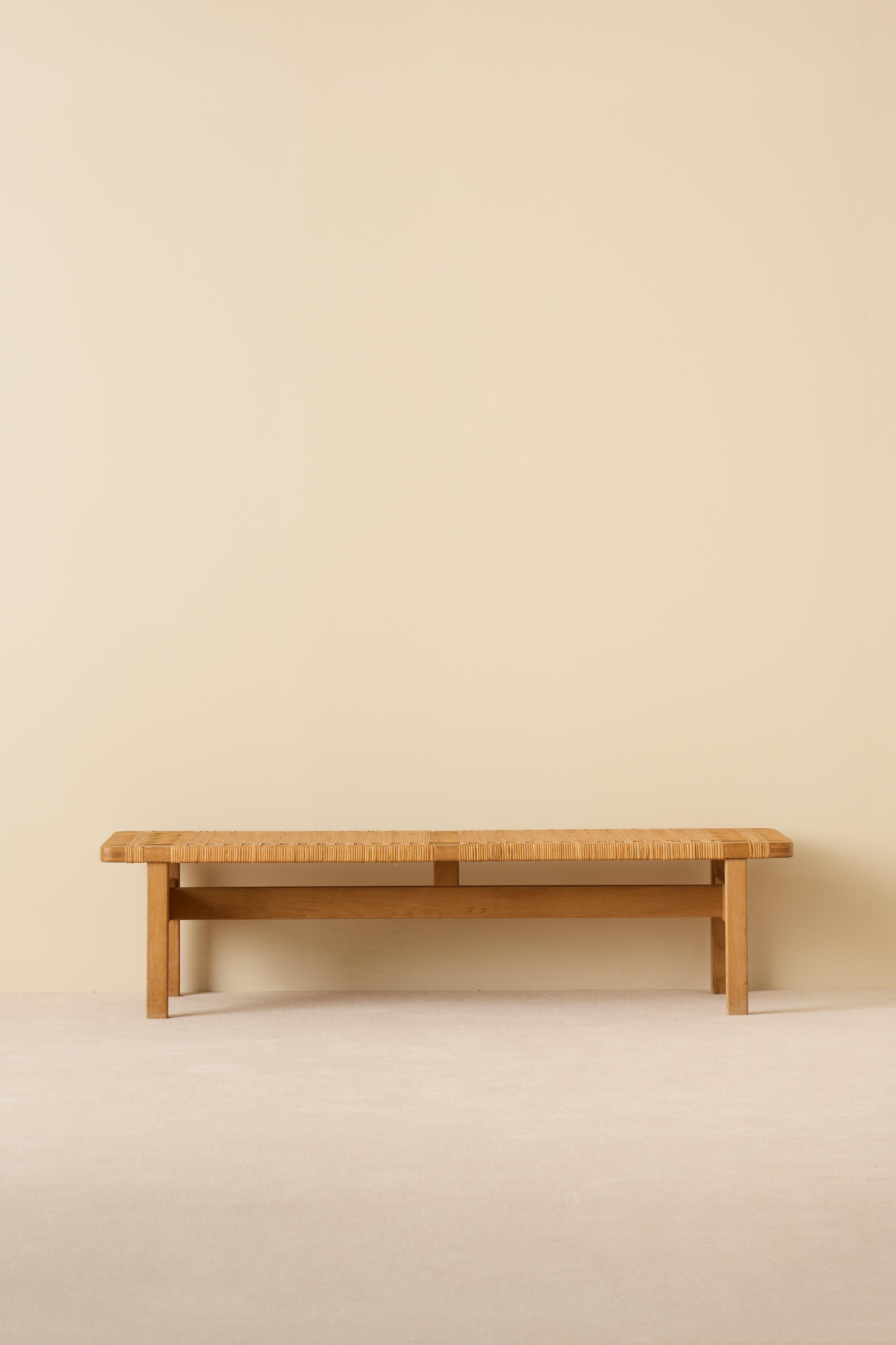Scandinavian Modern Børge Mogensen Bench / Coffee Table by Fredericia, Denmark, 1960s For Sale