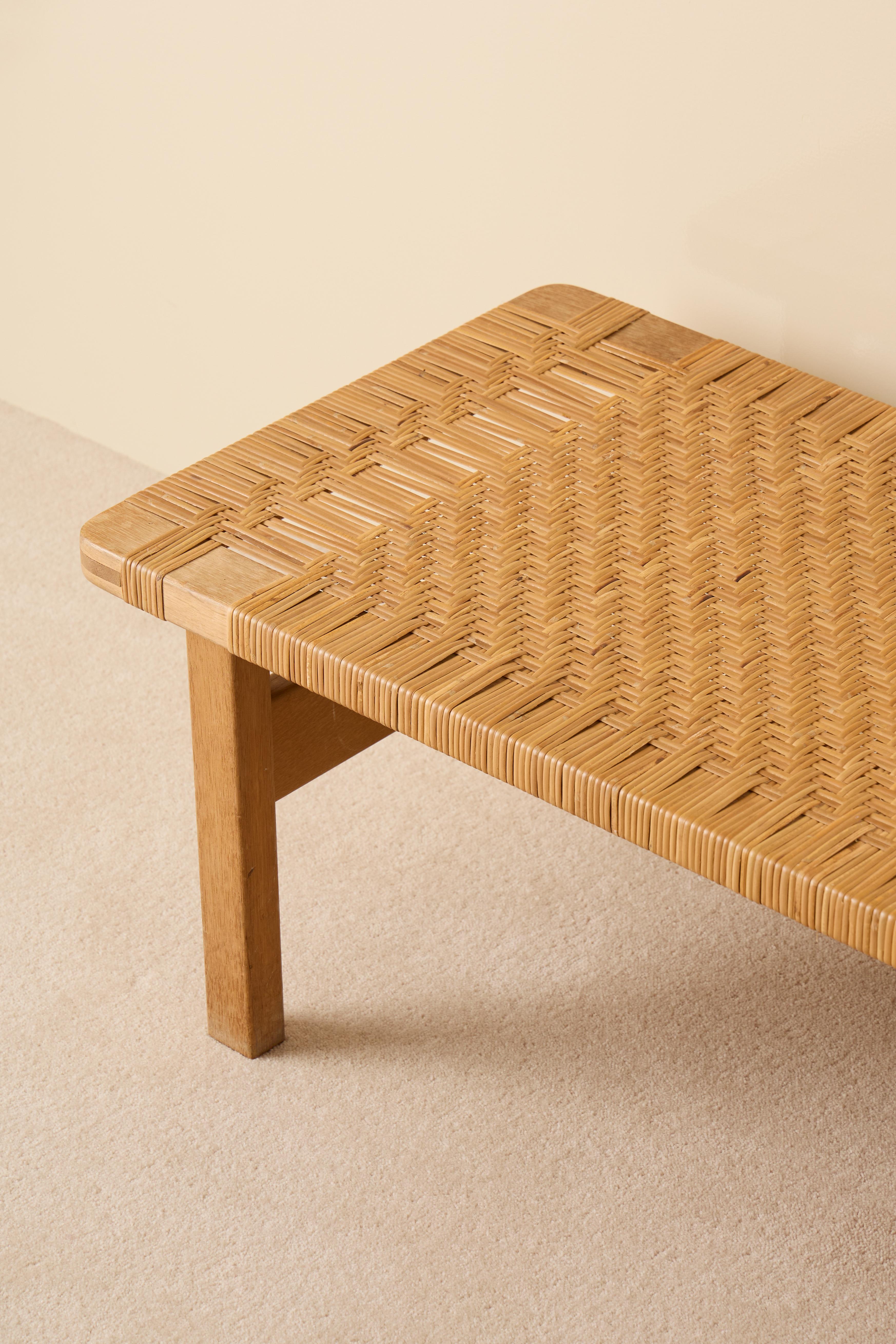 Danish Børge Mogensen Bench / Coffee Table by Fredericia, Denmark, 1960s For Sale