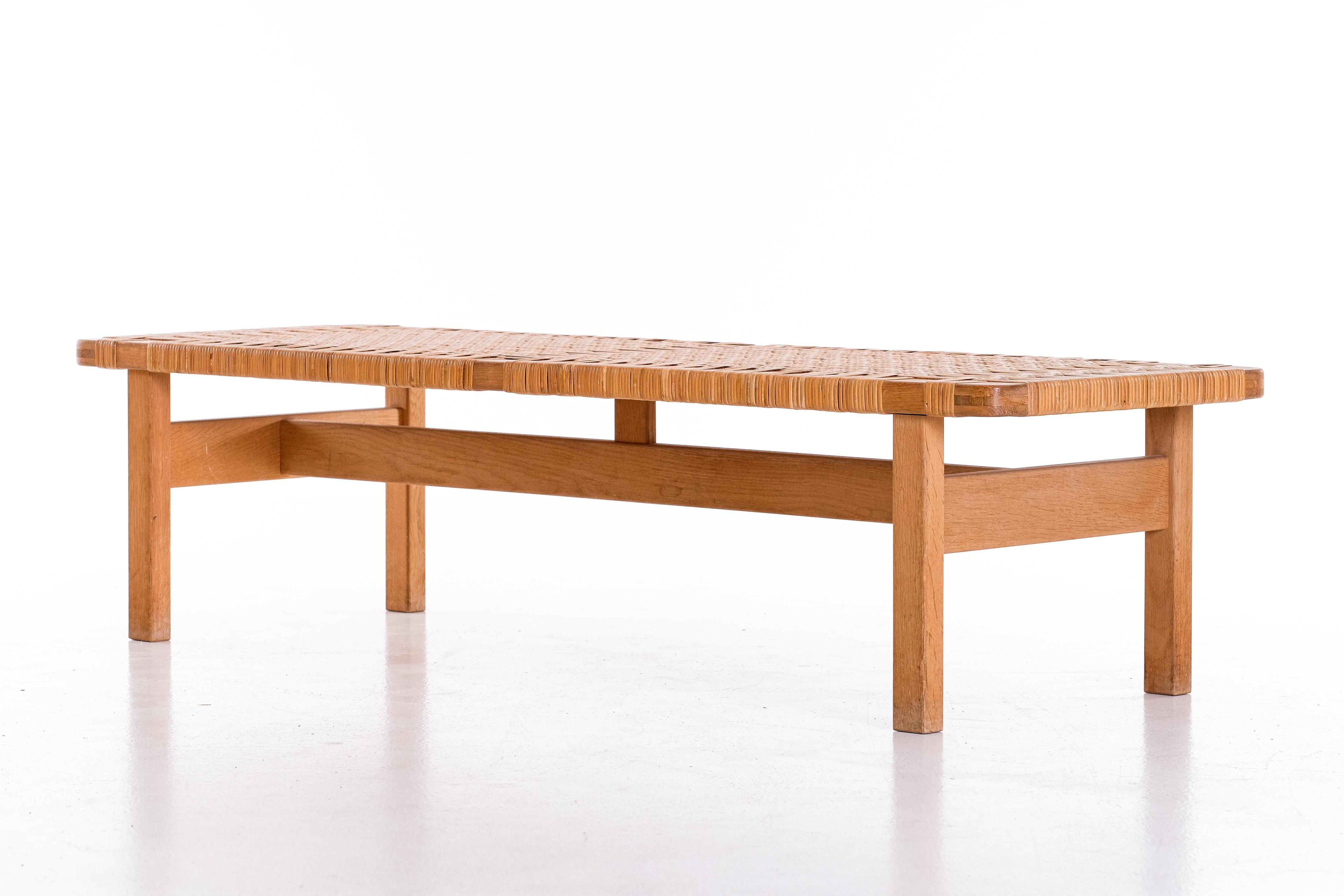 Mid-20th Century Børge Mogensen Bench / Coffee Table by Fredericia, Denmark, 1960s For Sale