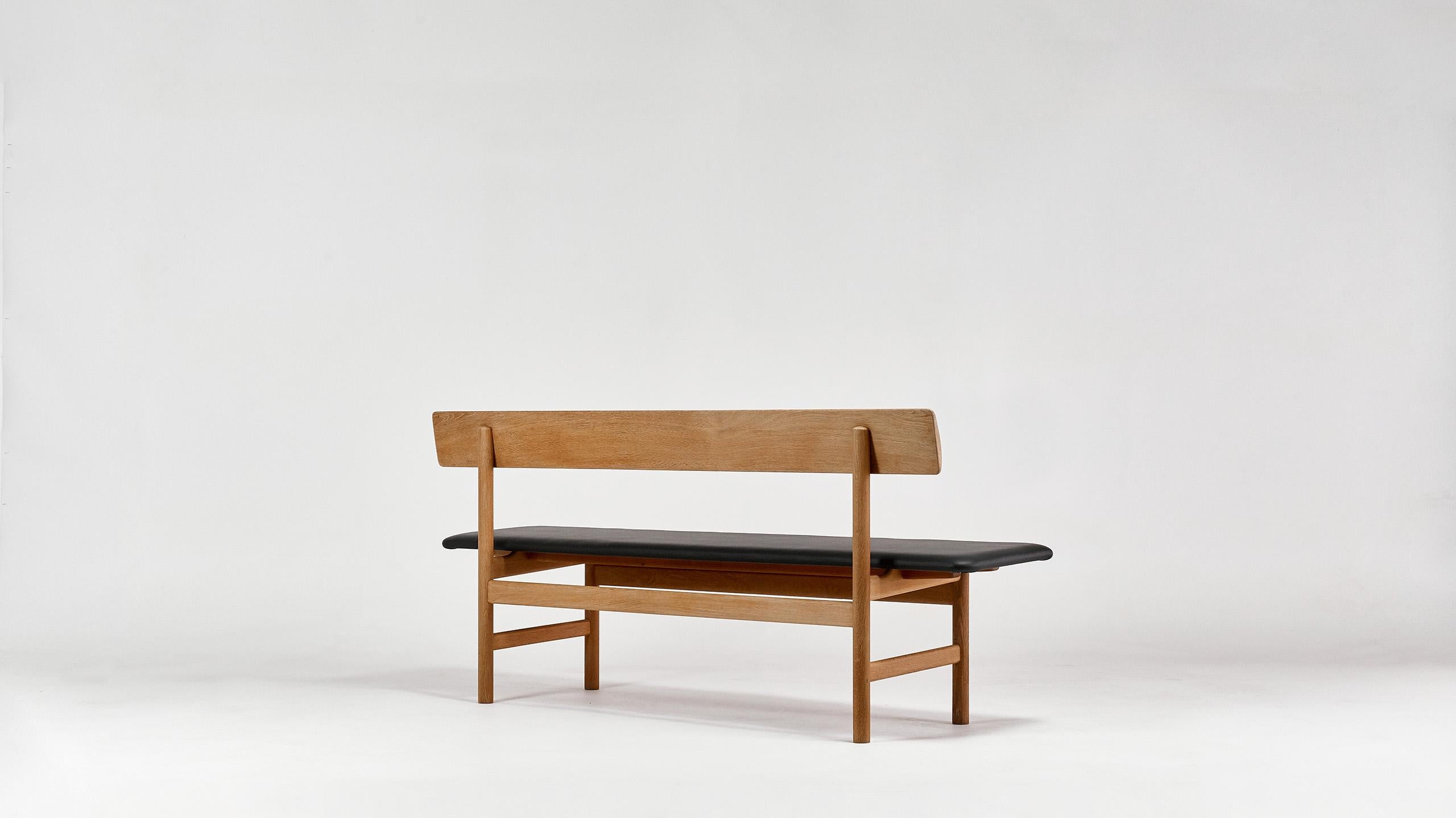 Danish Børge Mogensen, Bench Model 3171 for Fredericia Møbelfabrik, Denmark, circa 1960