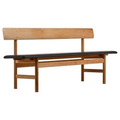 Børge Mogensen, Bench Model 3171 for Fredericia Møbelfabrik, Denmark, circa 1960