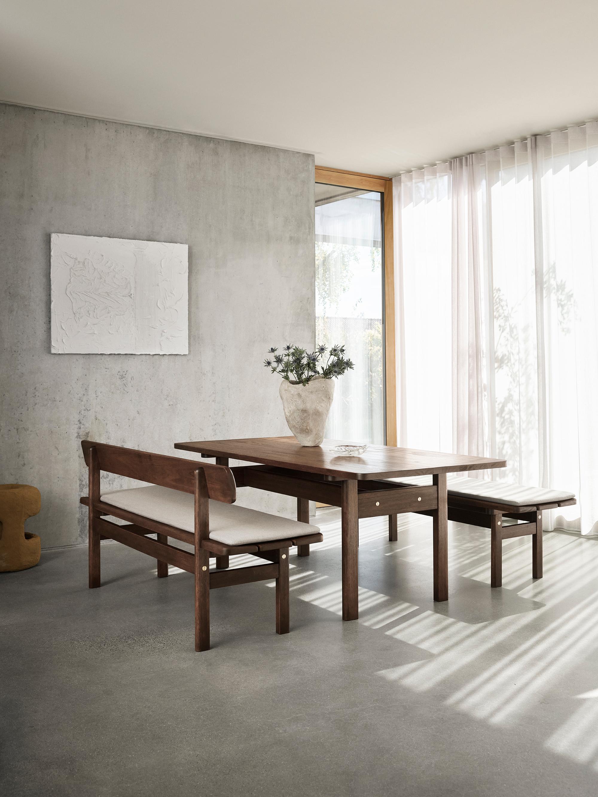 Bois Table de salle à manger en eucalyptus 'BM0698 Asserbo' de Børge Mogensen pour Carl Hansen & Son en vente