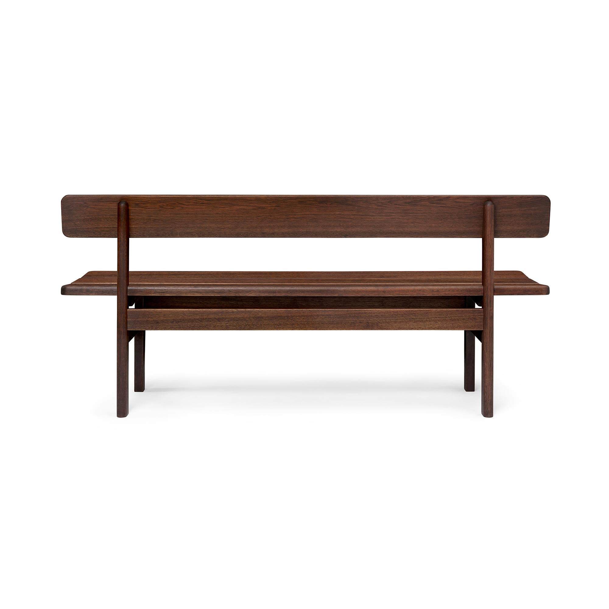 Børge Mogensen 'BM0699 Asserbo' Bench in Oiled Eucalyptus for Carl Hansen & Son.

The story of Danish Modern begins in 1908 when Carl Hansen opened his first workshop. His firm commitment to beauty, comfort, refinement, and craftsmanship is