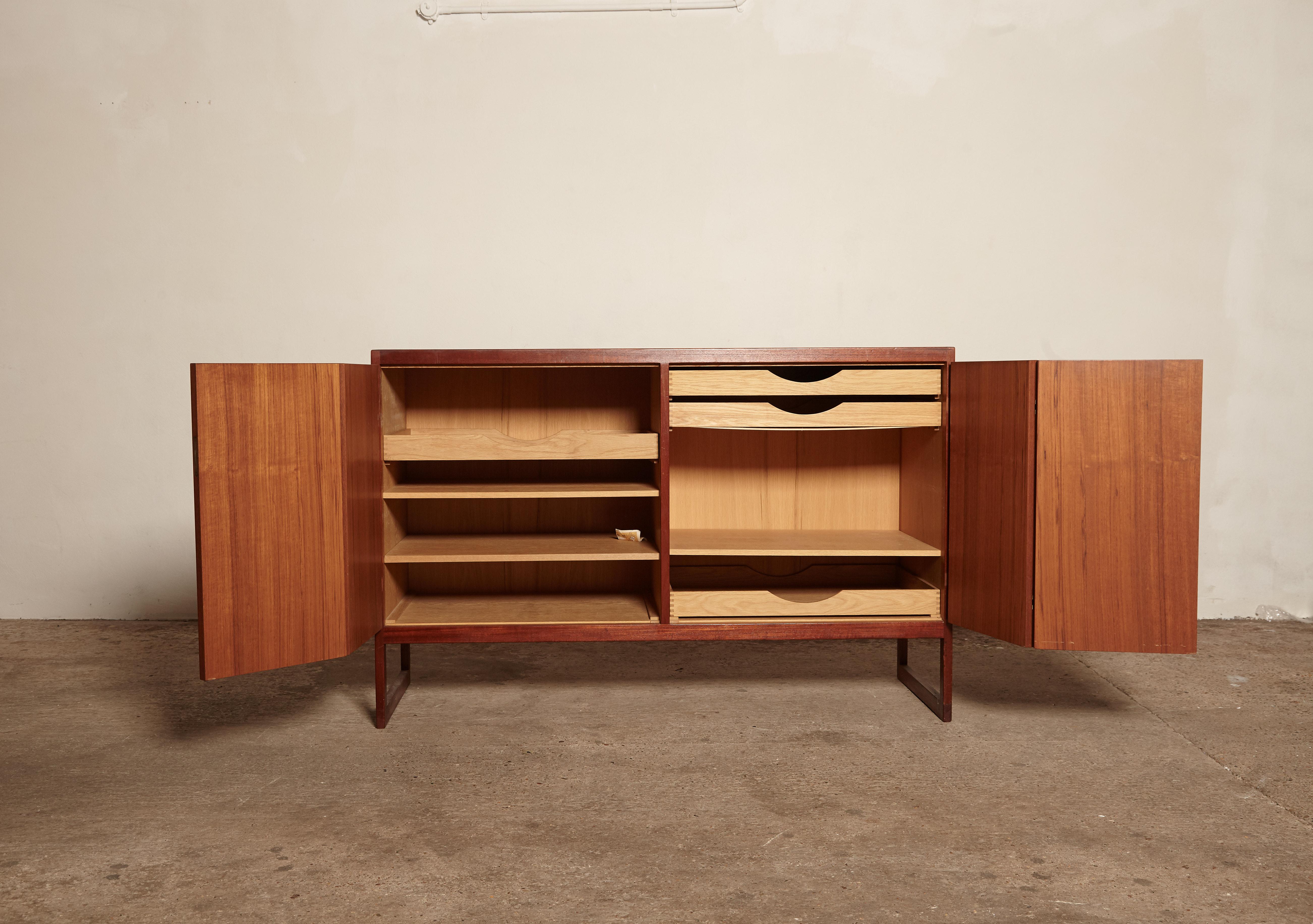 20th Century Børge Mogensen BM57 Cabinet / Sideboard, for P. Lauritsen & Søn, Denmark, 1957