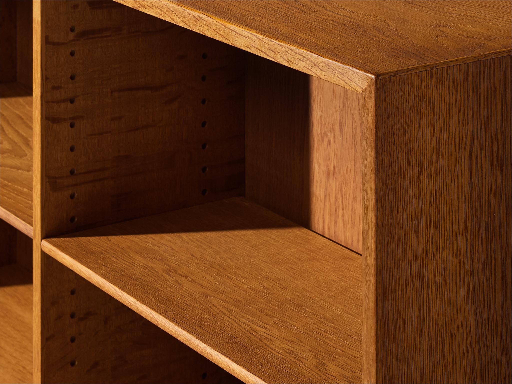 Børge Mogensen Bookcase in Oak with Open Shelving For Sale 1