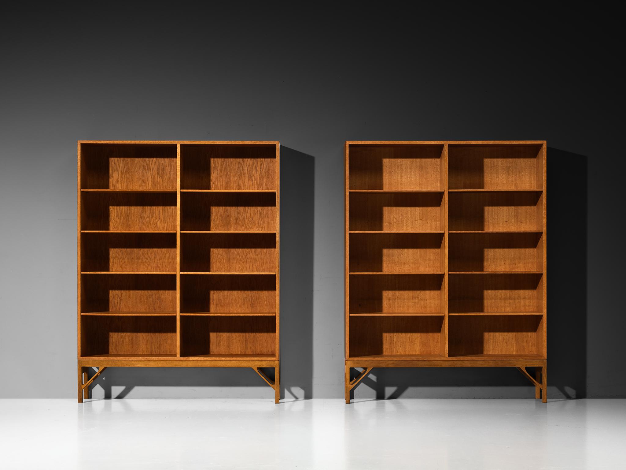 Librerie Børge Mogensen in Oak con scaffali a giorno In condizioni buone in vendita a Waalwijk, NL