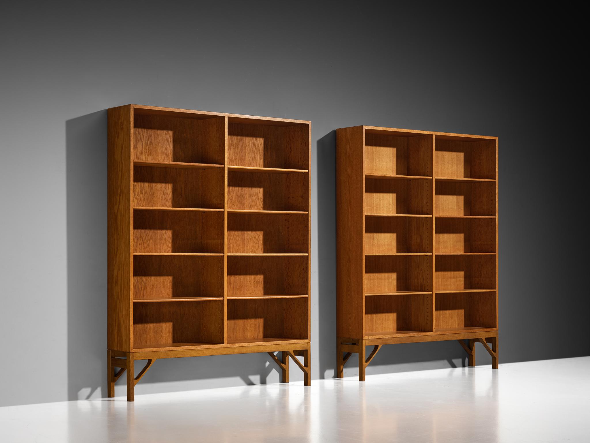 Quercia Librerie Børge Mogensen in Oak con scaffali a giorno in vendita