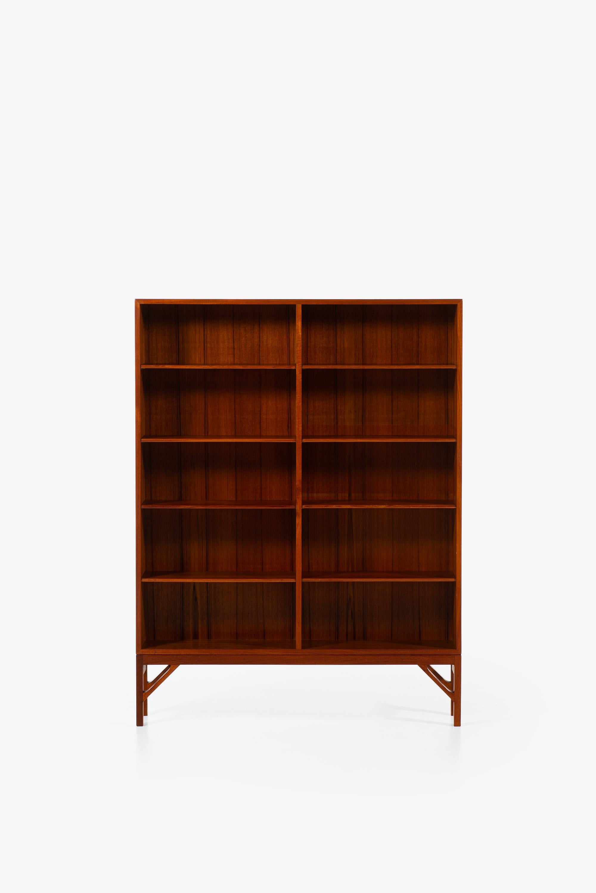 A pair of bookcases designed by Børge Mogensen. Produced by C. M. Madsen in Denmark.