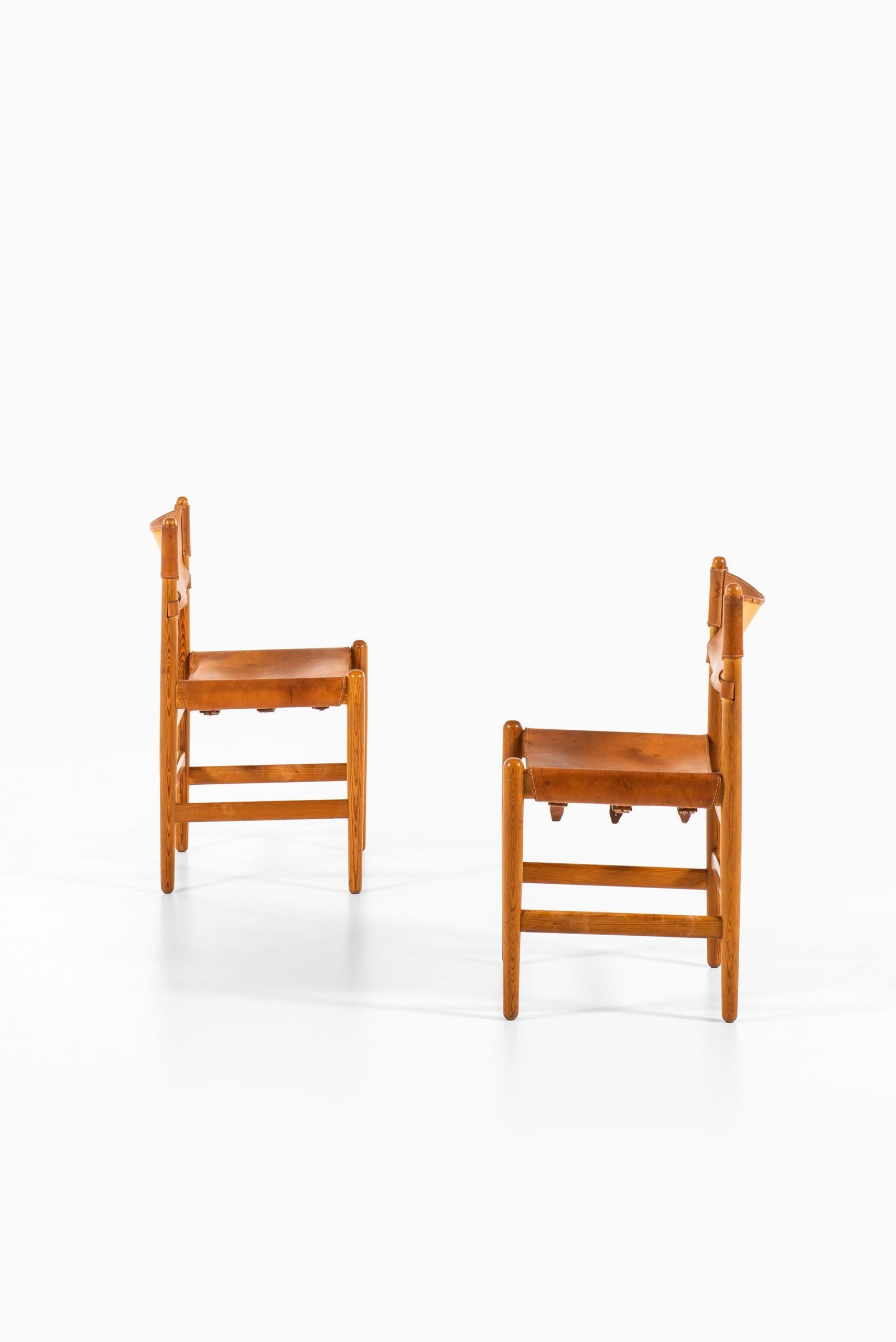 Mid-20th Century Børge Mogensen Chairs Produced by Svensk Fur in Sweden For Sale