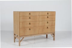 Børge Mogensen Chest of Drawers on China Legs Made of Oak by FDB Møbler 1950s