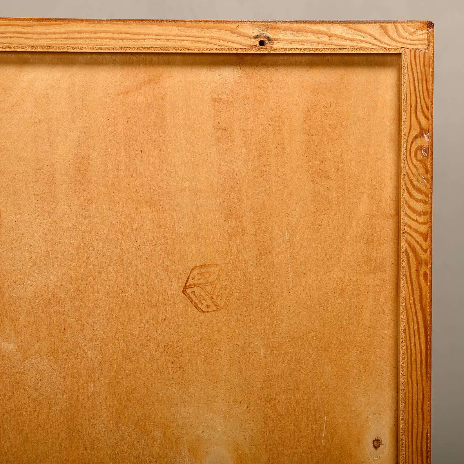 Børge Mogensen 'China' Cabinet (Model 232) in teak and brass, FDB Møbler Denmark For Sale 13
