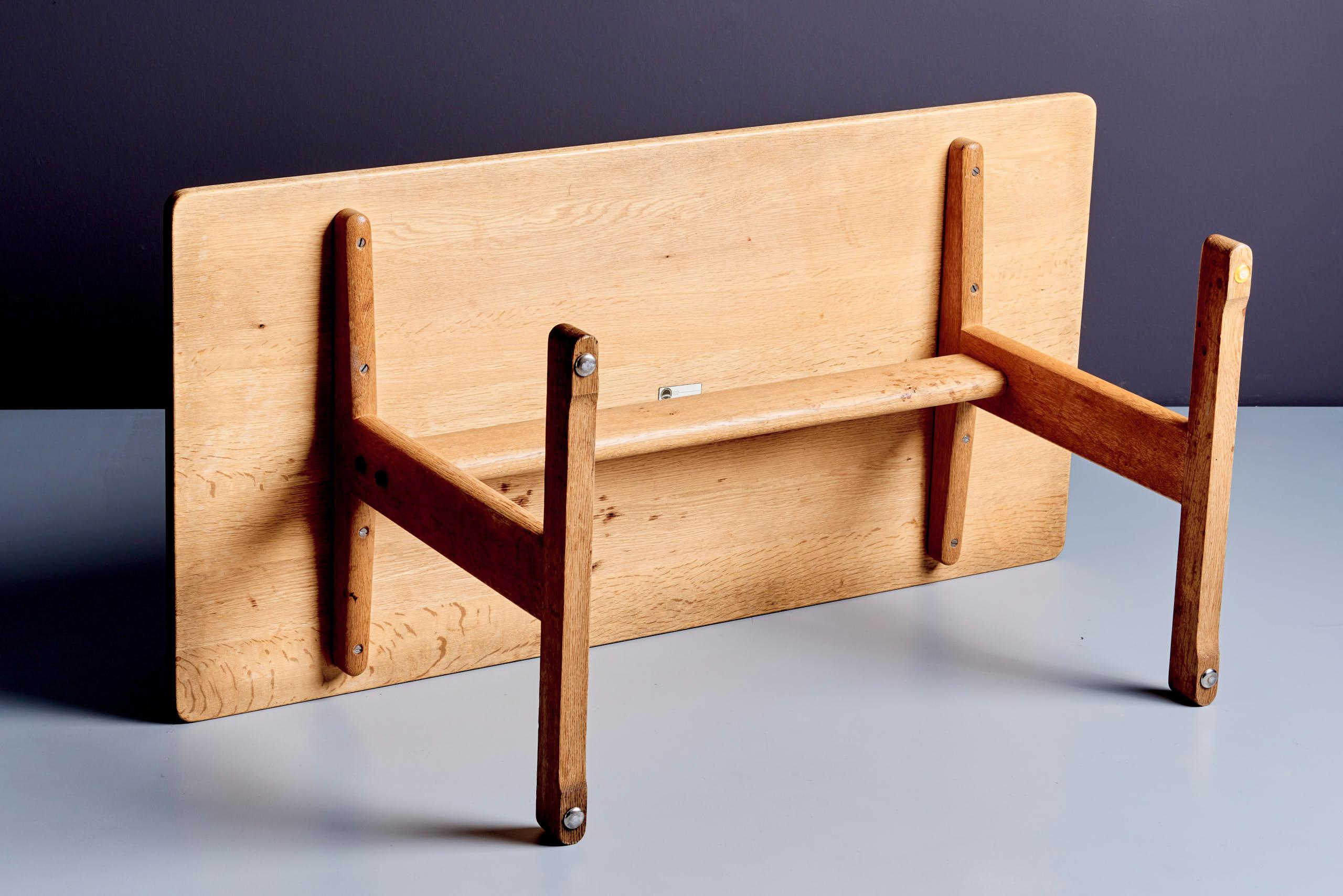 Børge Mogensen Coffee Table for Fredericia Stolefabrik, Denmark, 1950s État moyen - En vente à Berlin, DE