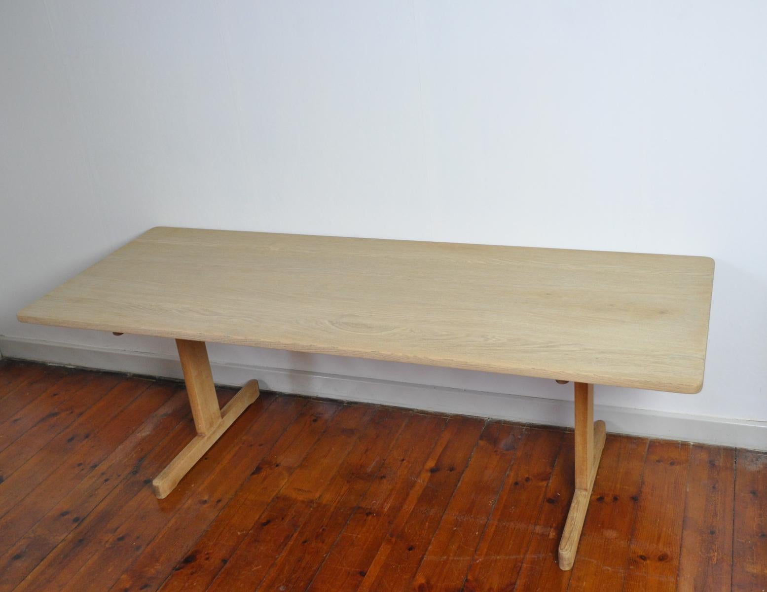 Mid-Century Modern Børge Mogensen Coffee Table in Solid Oak for C.M. Madsens Fabrik, 1960s For Sale