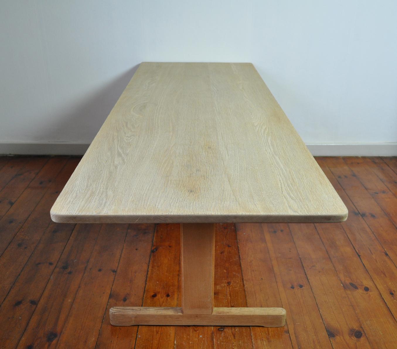 Børge Mogensen Coffee Table in Solid Oak for C.M. Madsens Fabrik, 1960s For Sale 3
