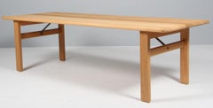 Børge Mogensen Coffee Table, Solid oil treated Oak, Model 262, Denmark