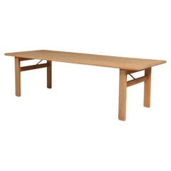 Table basse Børge Mogensen, Oak Oak massif traité à l'huile, Modèle 262, Danemark