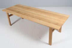 Børge Mogensen Coffee Table, Solid soap treated Oak, Model 262, Denmark