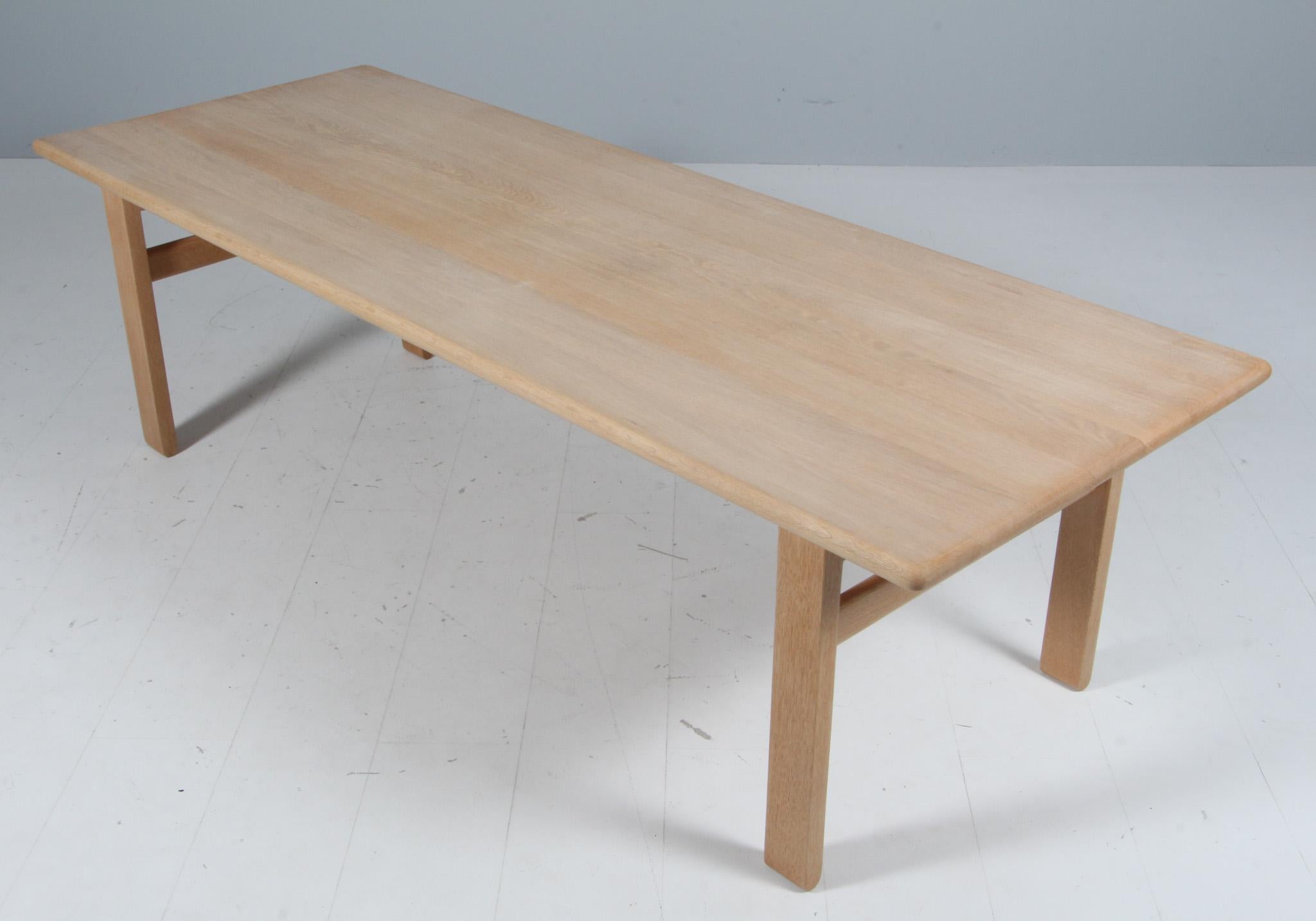 Scandinave moderne Table basse Børge Mogensen, Chêne traité au savon massif, Modèle 262, Danemark en vente