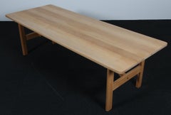 Børge Mogensen Coffee Table, Solid soap Treated Oak, Model 268, Denmark
