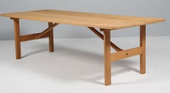 Børge Mogensen Coffee Table, Solid soap Treated Oak, Model 268, Denmark