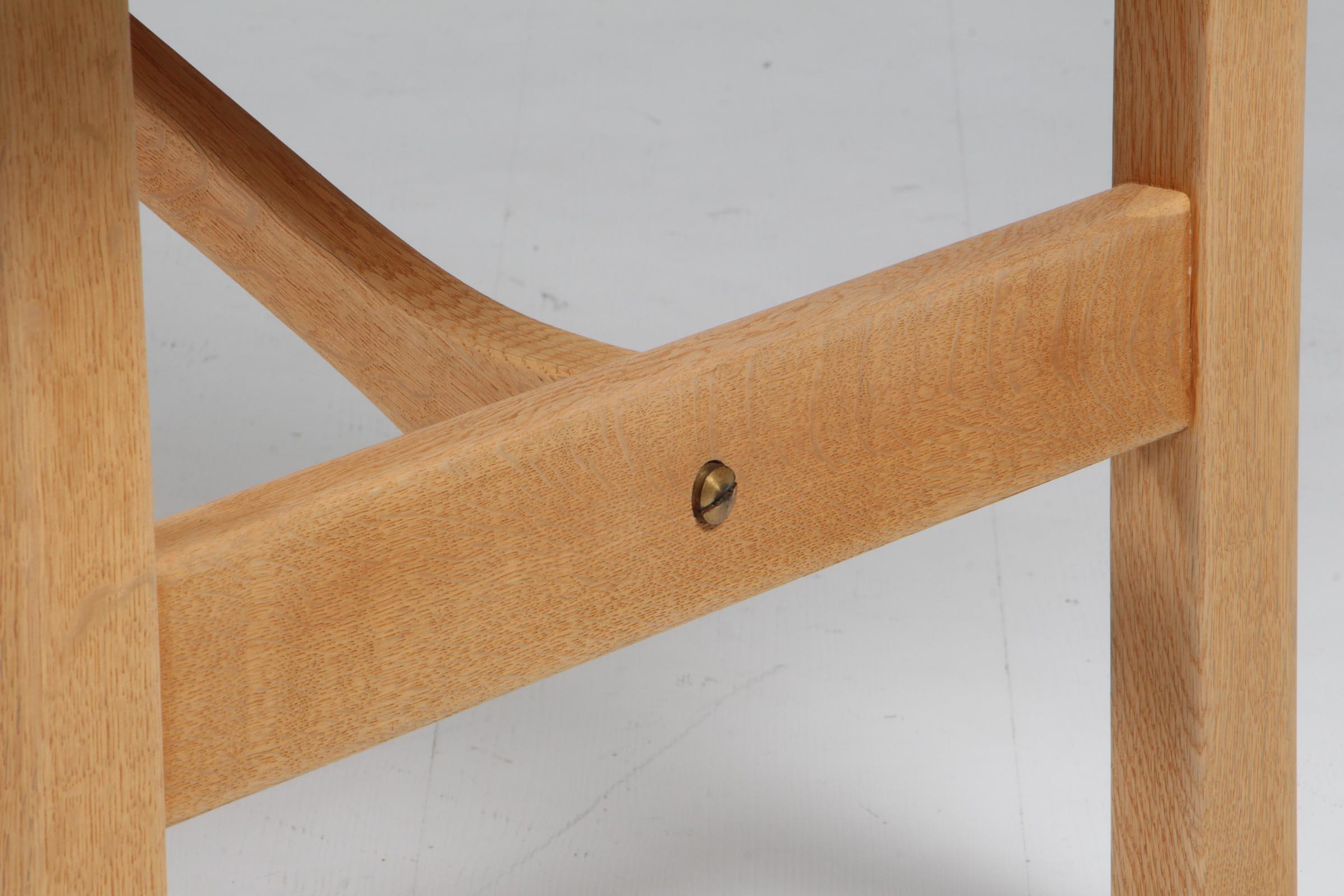 Danish Børge Mogensen Coffee Table, Solid soap Treated Oak, Model 268, Denmark For Sale